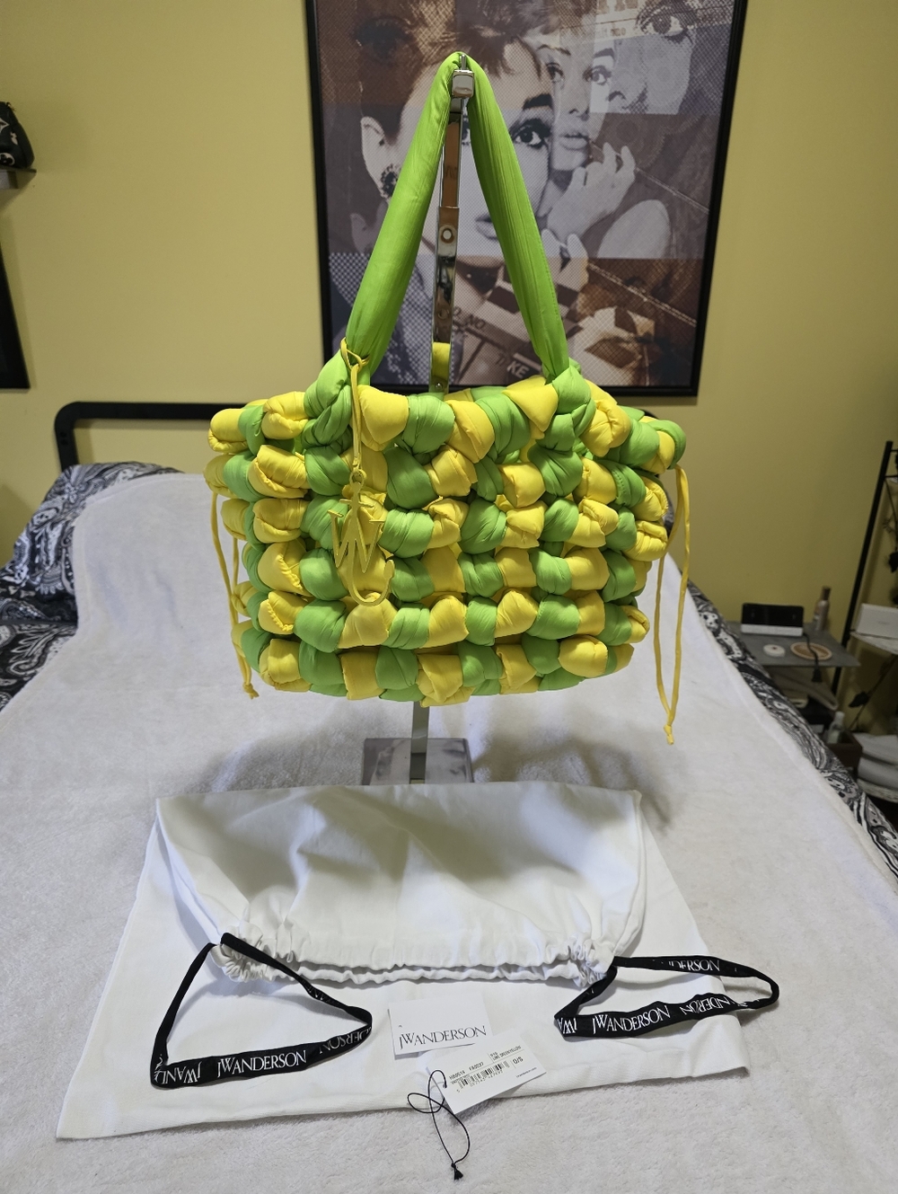 JW Anderson Knotted Nylon Tote - Picture 5 of 17